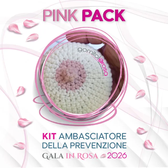 Gomitolorosa Pink Pack donazione solidale gala rosa