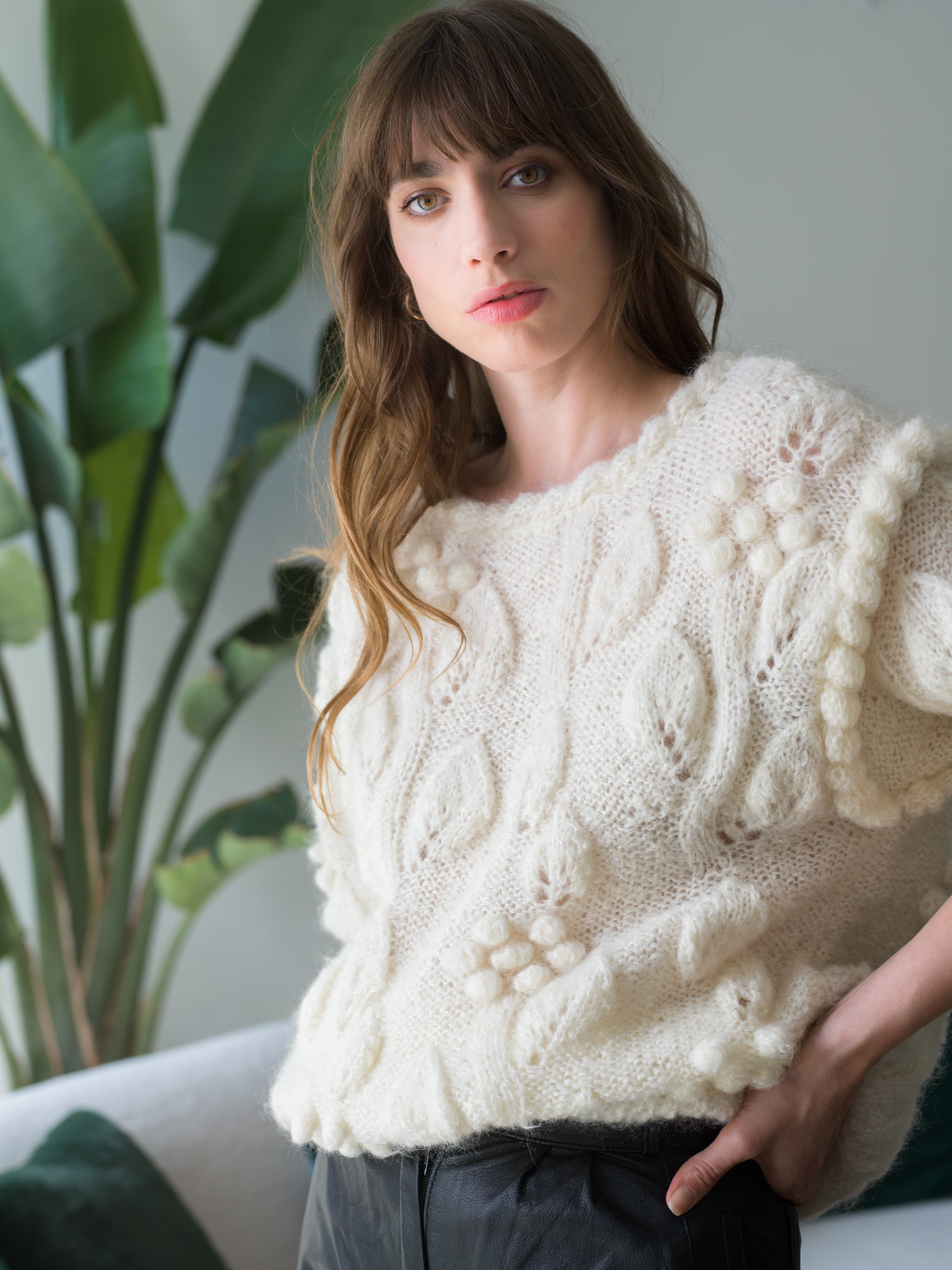 Annyblatt Celine kit maglia pull lana mohair
