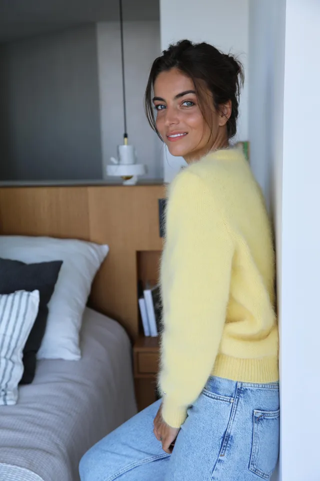 Anny Blatt Tina maglione girocollo fibre naturali