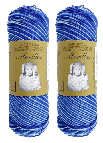 Morillas Zepelines Ne 5/2 cotone perlato blu 29 2x75g