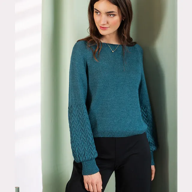 Pascuali Juna schema pullover donna trecce