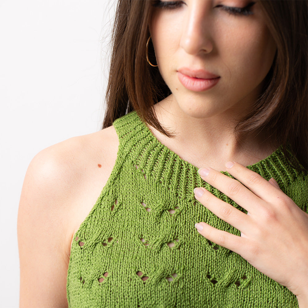 Pascuali Summer Twist Top schema maglia PDF cotone