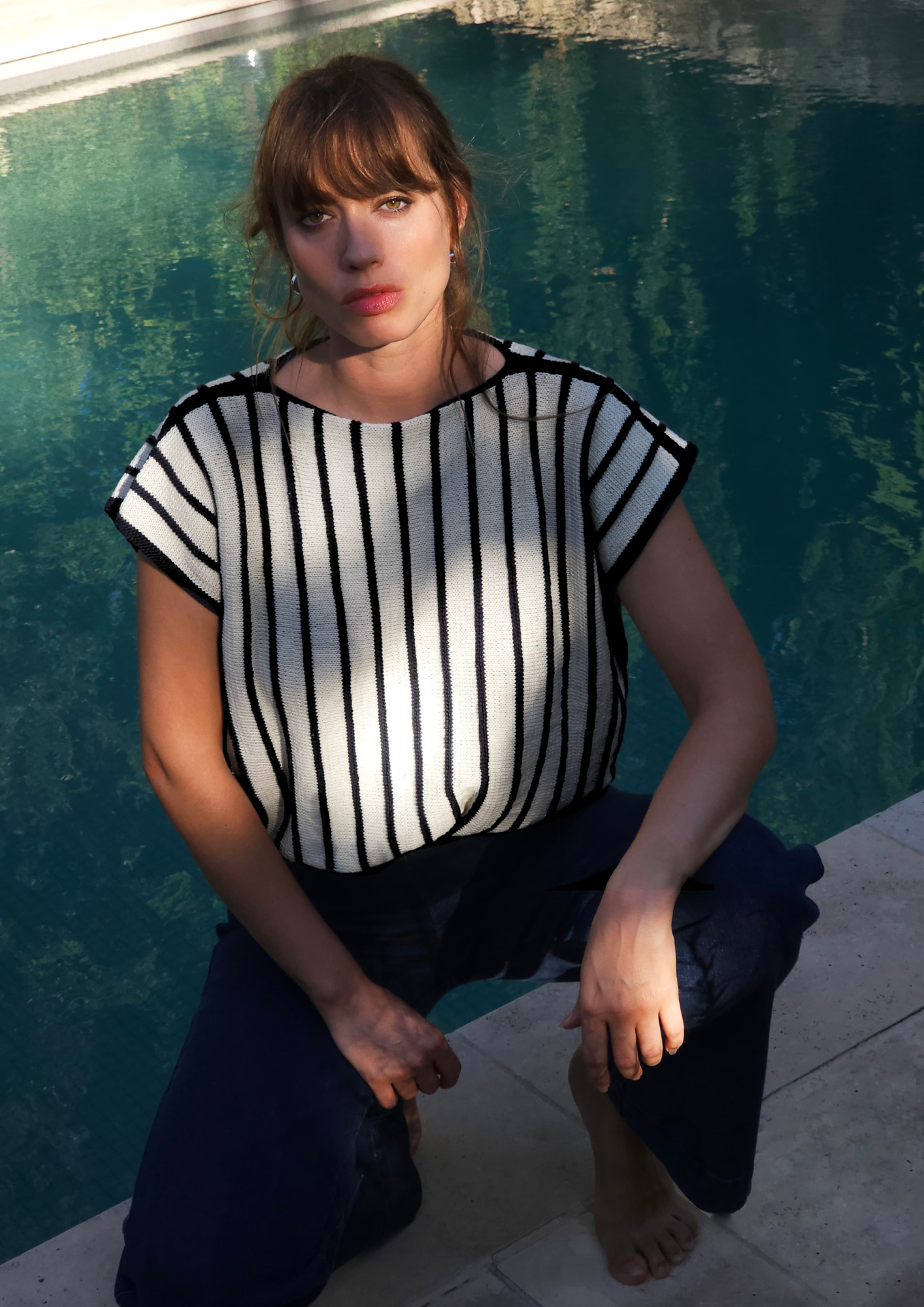 Annyblatt Astrid kit maglia top cotone righe