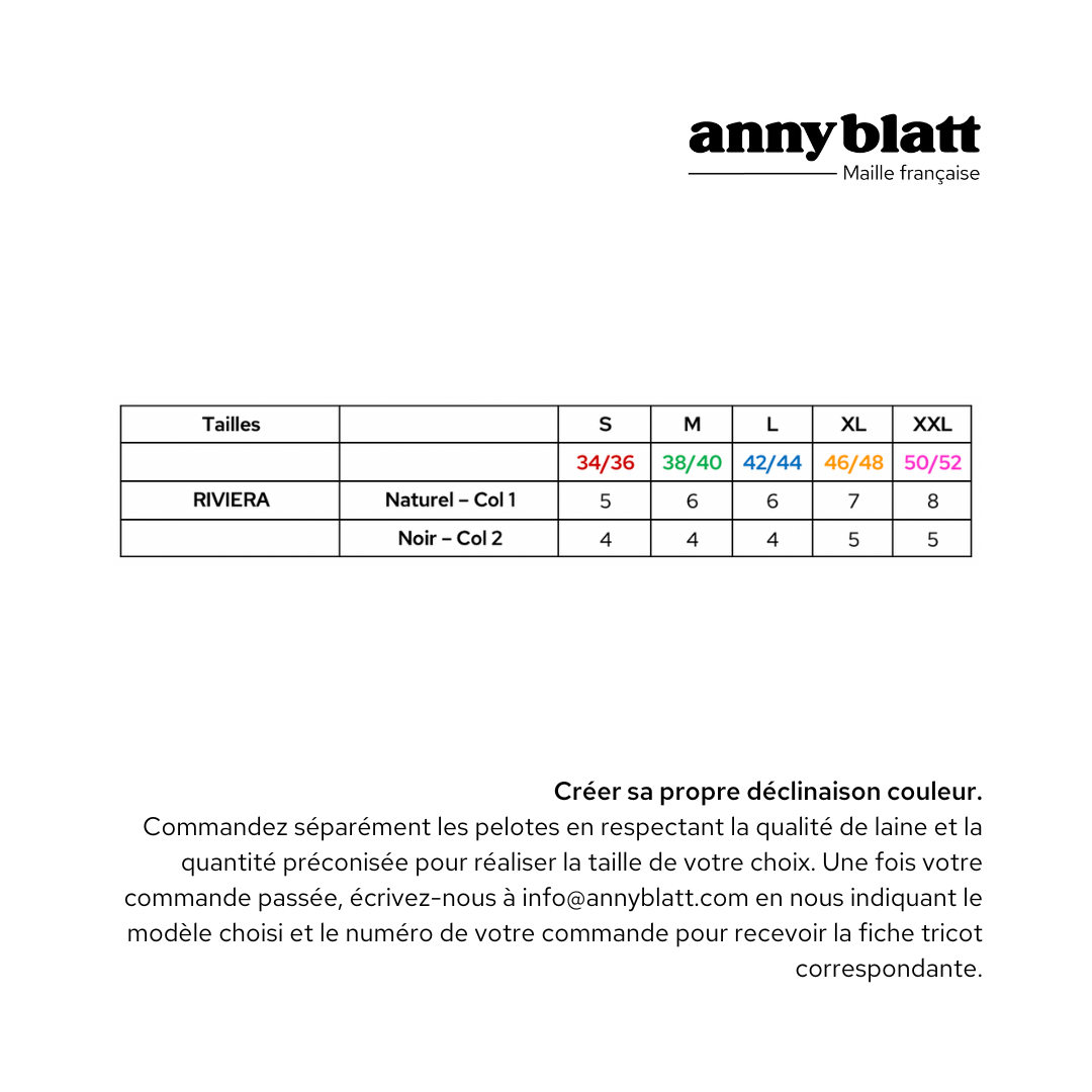 Annyblatt Astrid kit maglia top cotone righe