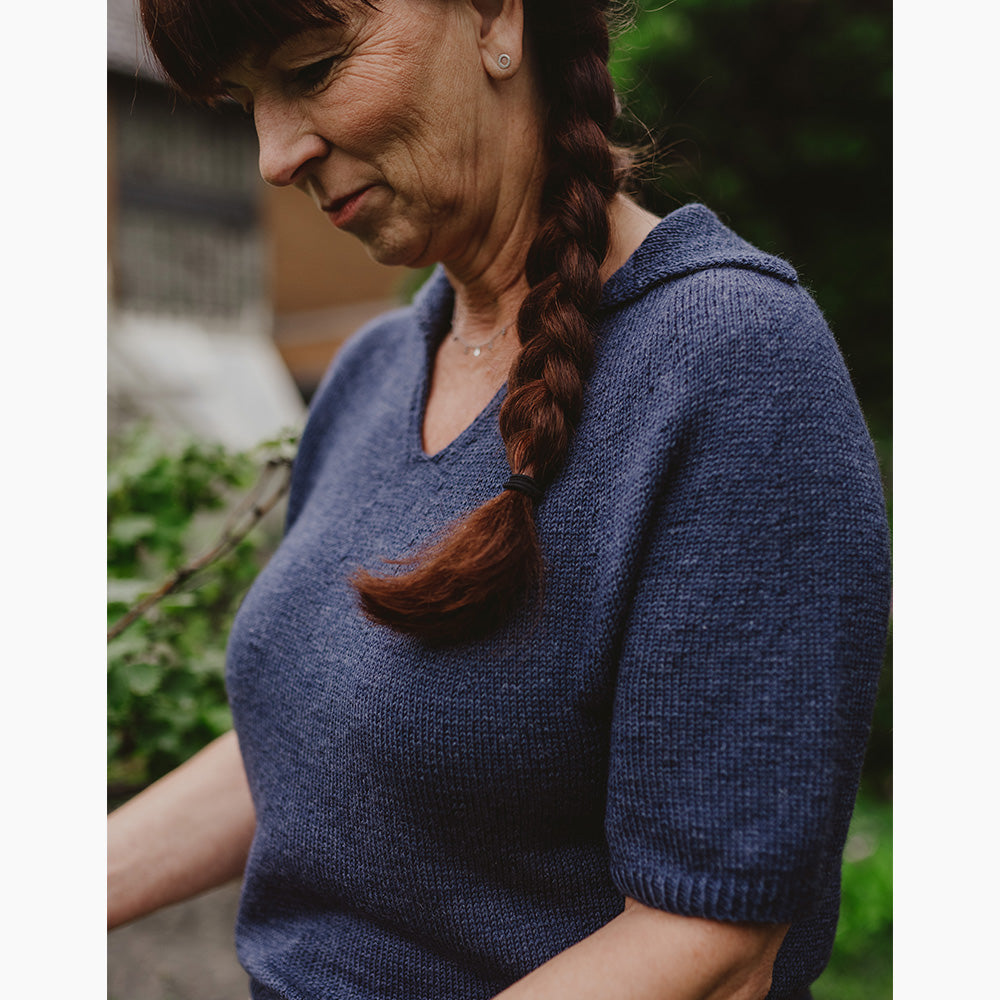 Pascuali Palja schema blouse top down manica corta PDF
