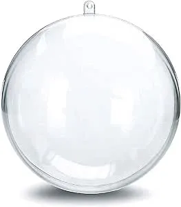 Il Filo di Arianna Sfera Plexiglass Trasparente Apribile Natale