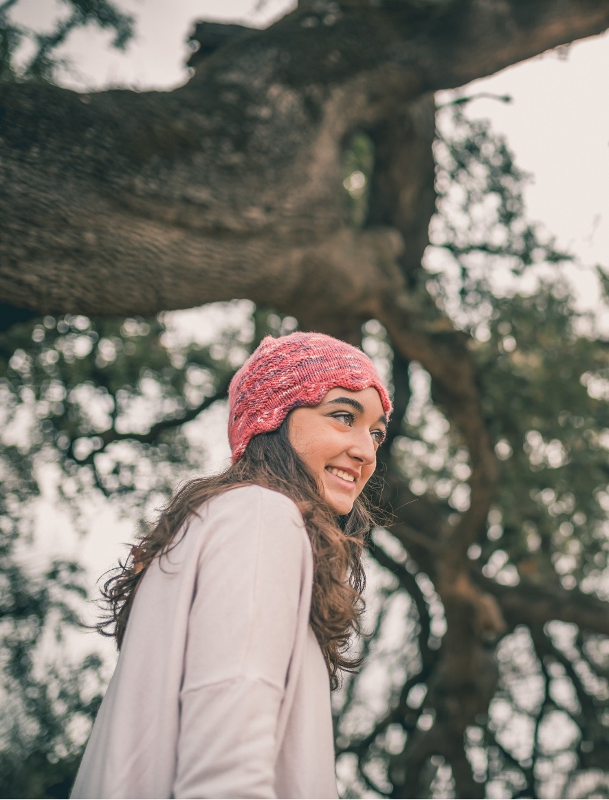 Rosarios4 239 Gorro Rosa schema cappello donna