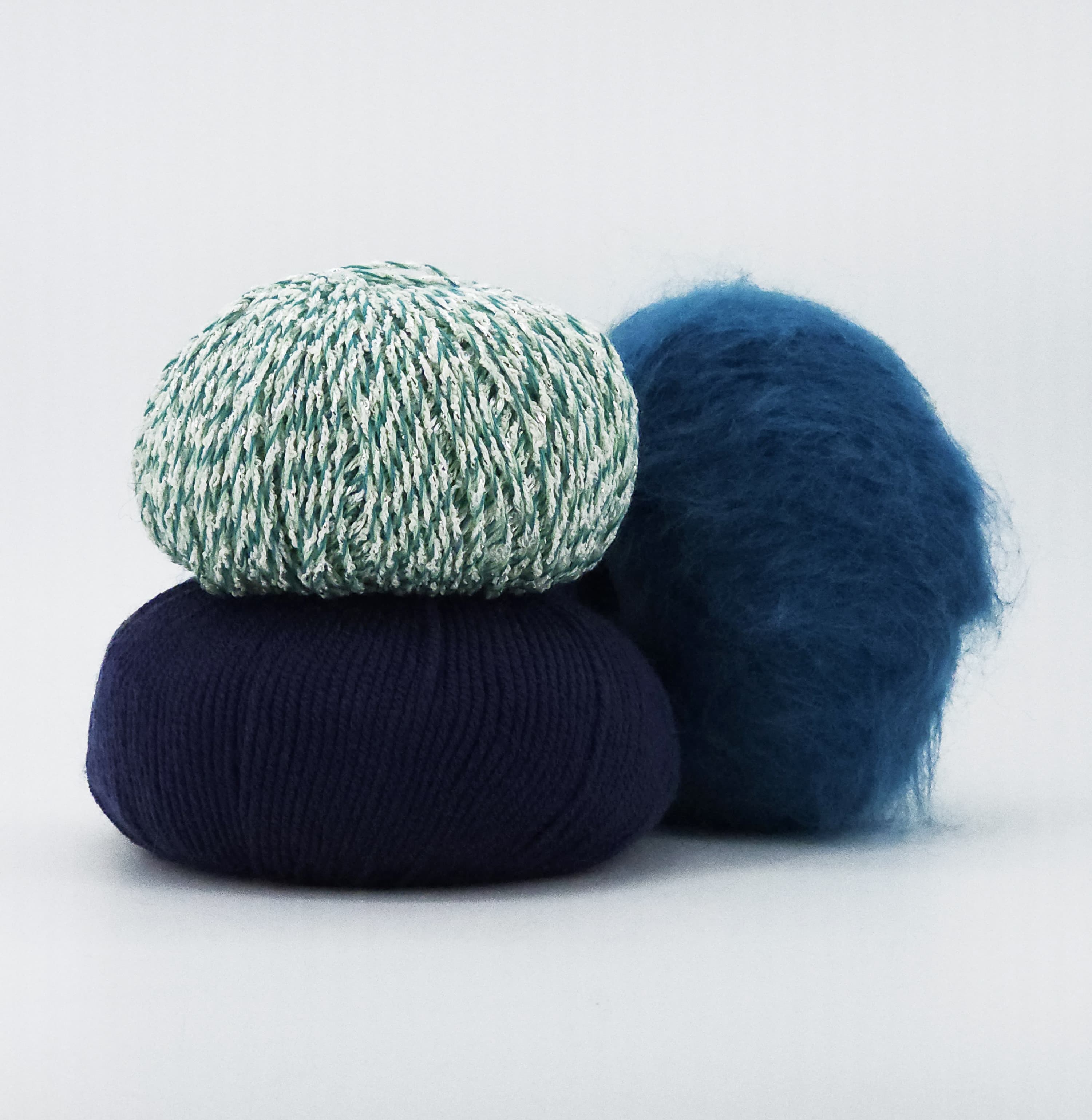 Anny Blatt Missouri scaldacollo kit maglia mohair