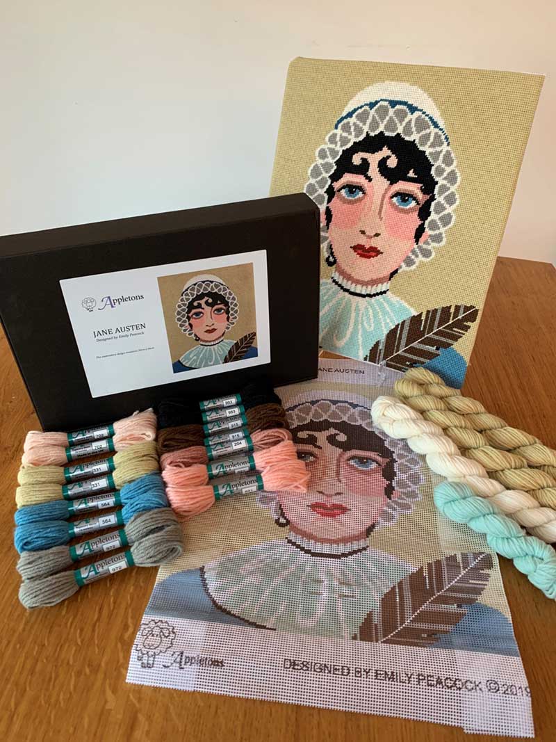 Appleton Bros. Jane Austen kit arazzo lana