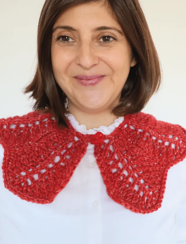 Rosarios4 Gola de Natal schema collo Natale 2024