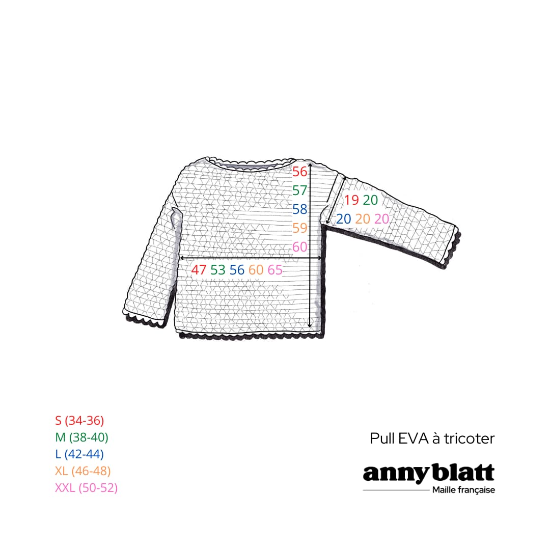 Annyblatt Eva kit pullover uncinetto mohair naturale neon