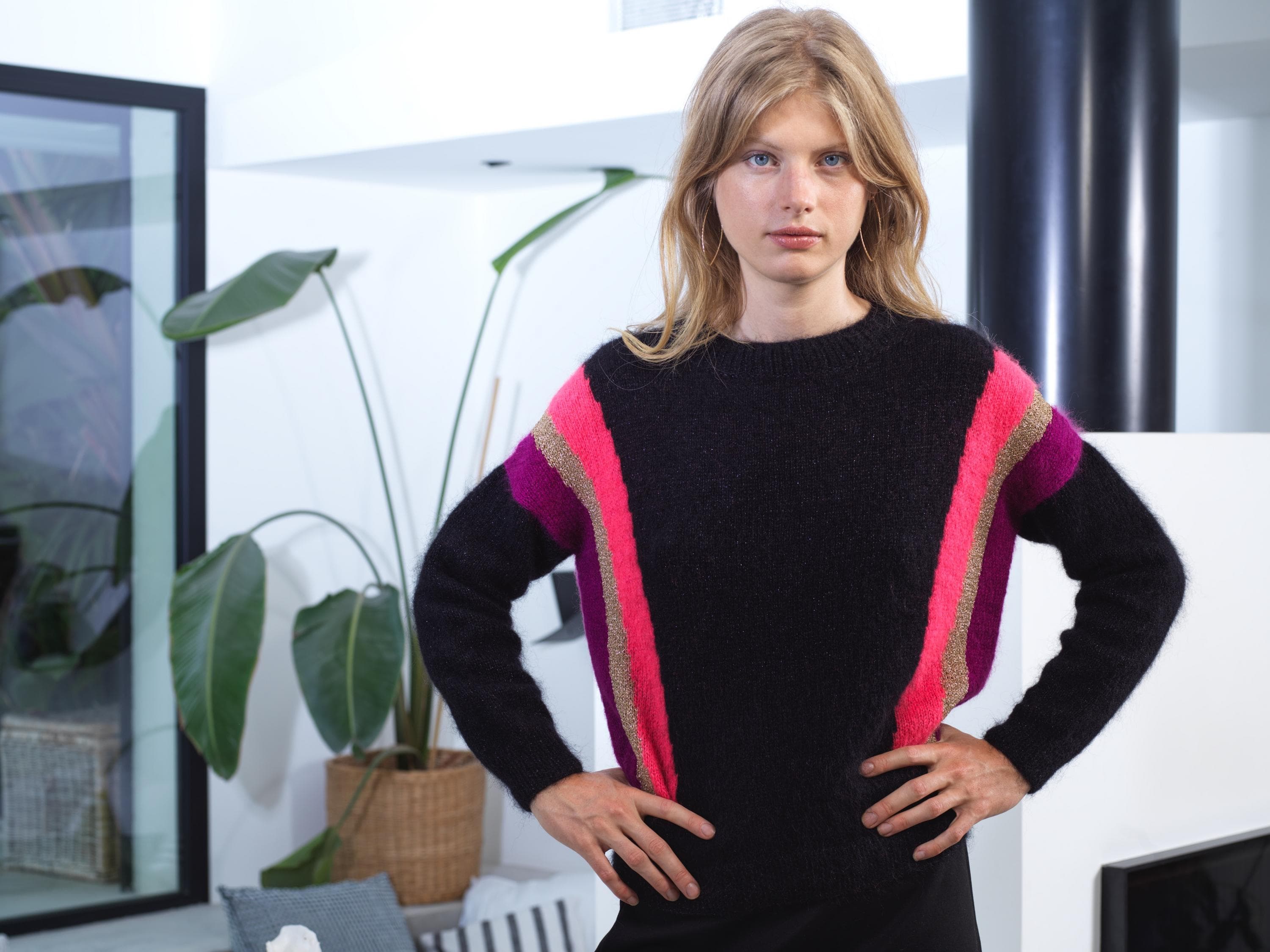 Anny Blatt Selena maglione kit maglia jacquard