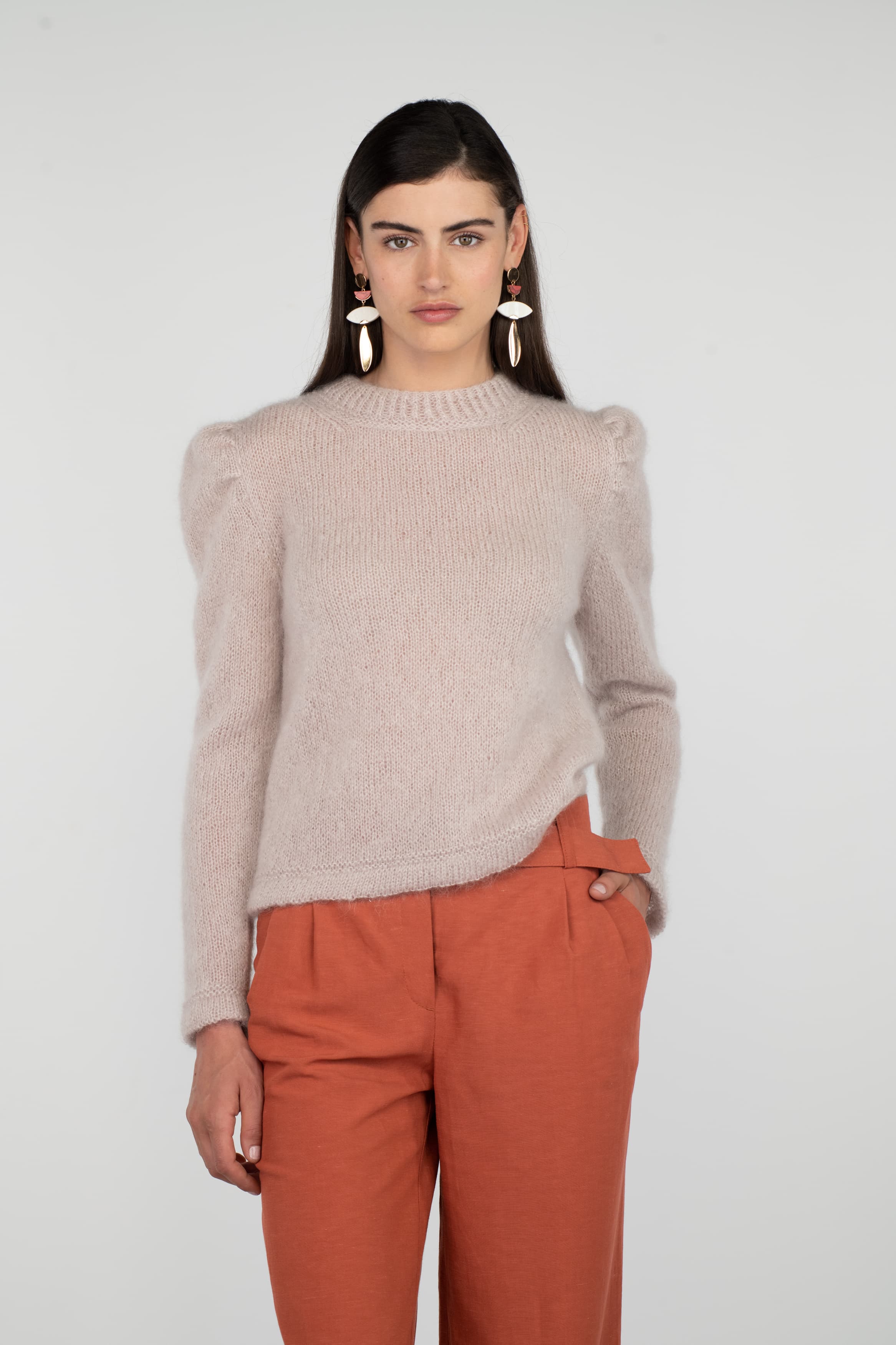 Annyblatt Sirius Sonia kit maglia S dune mohair e seta