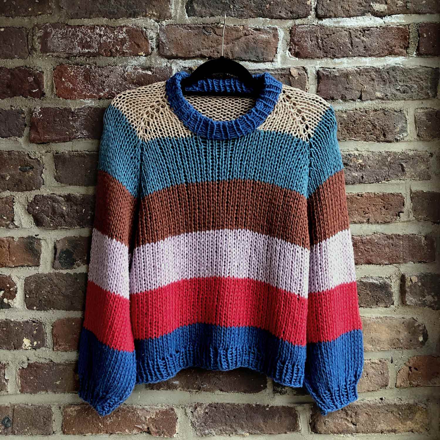 Pascuali Topsy Turvy Rainbow schema pullover download raglan