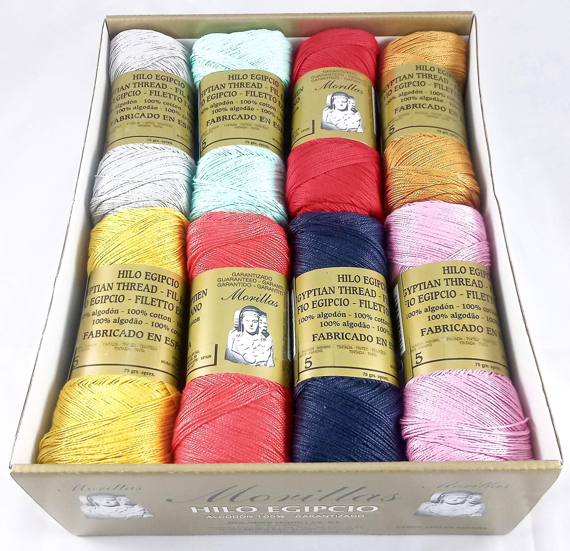 Morillas Zepelines Ne 5/2 cotone perlato assortiti 16pz