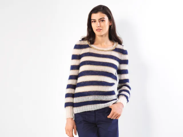 Annyblatt Lisa kit maglia estivo taglia S naturale marine