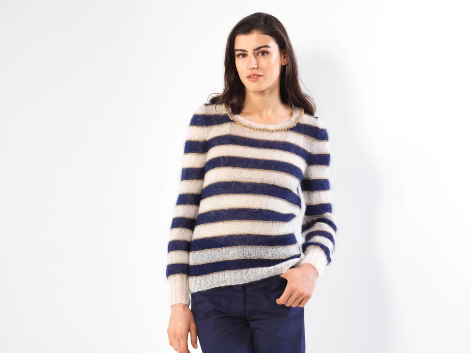 Annyblatt Lisa kit maglia estivo taglia S naturale marine
