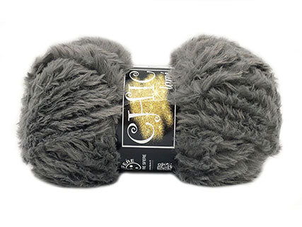 Il Filo di Arianna Chic Lamé filato pelliccia 100 g grigio-oro 04