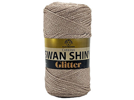 Il Filo di Arianna Swan Shiny Glitter cordino bianco 6401 250g