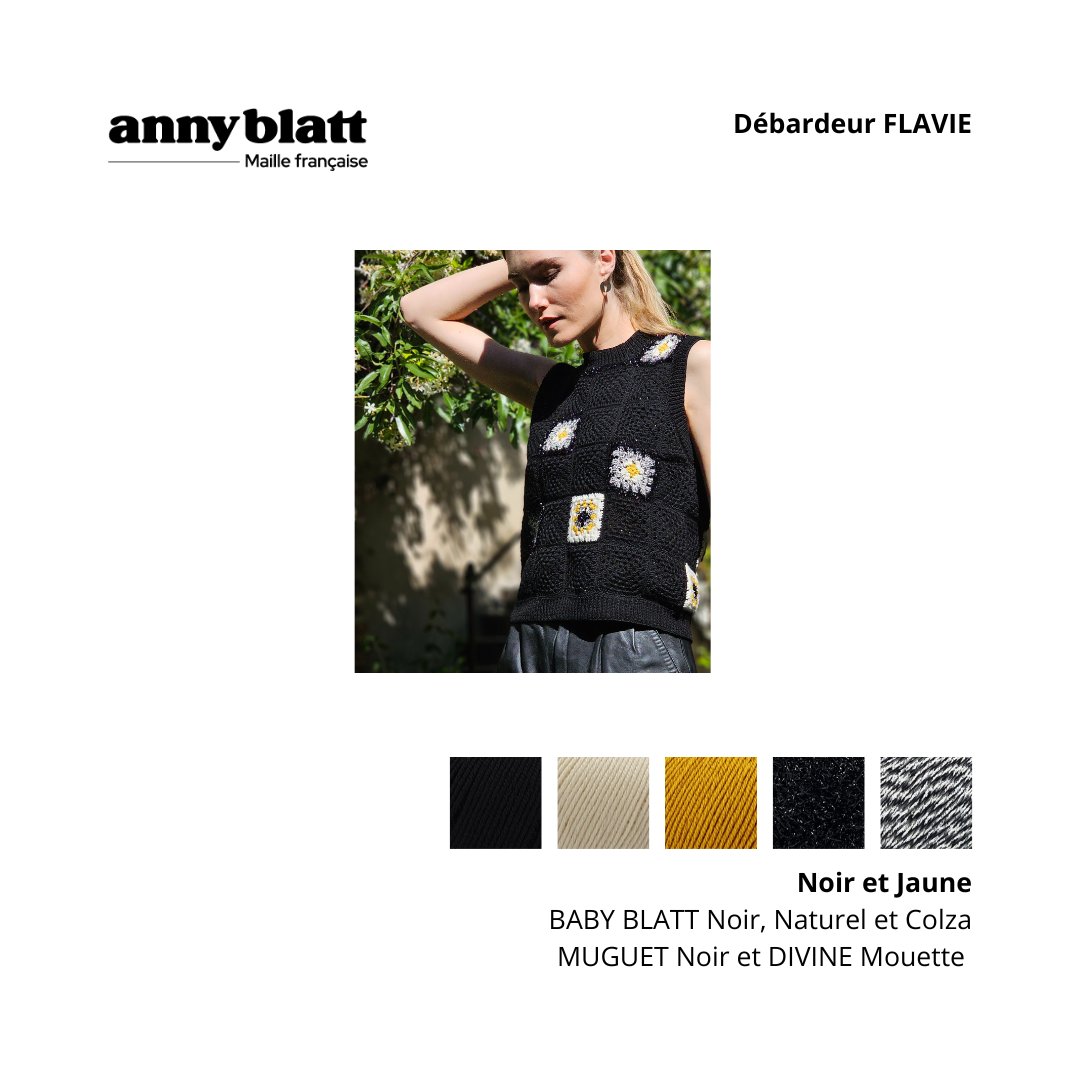 Annyblatt Flavie kit uncinetto top cotone