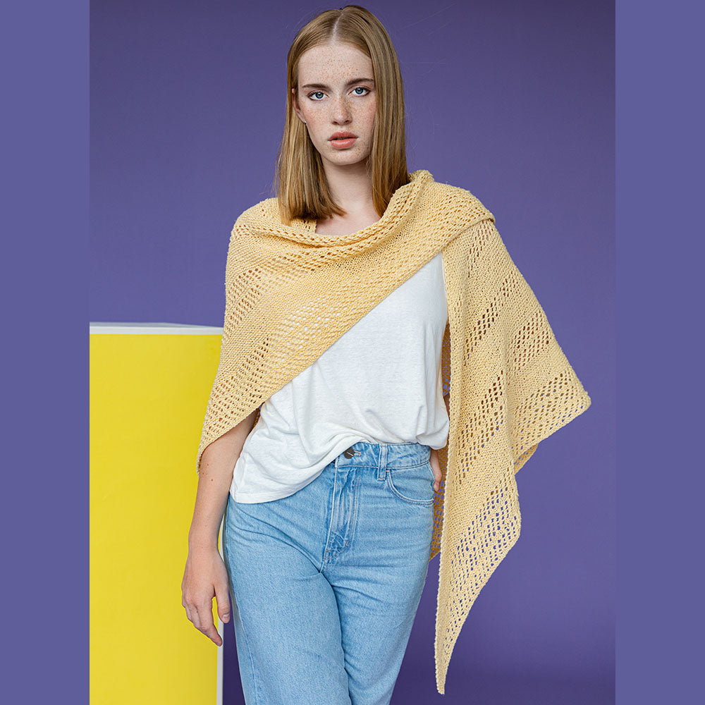 Pascuali Purna Shawl schema maglia scialle triangolare