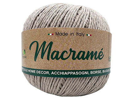 Il Filo di Arianna Macramè Barbante cordoncino naturale 2mm 150g