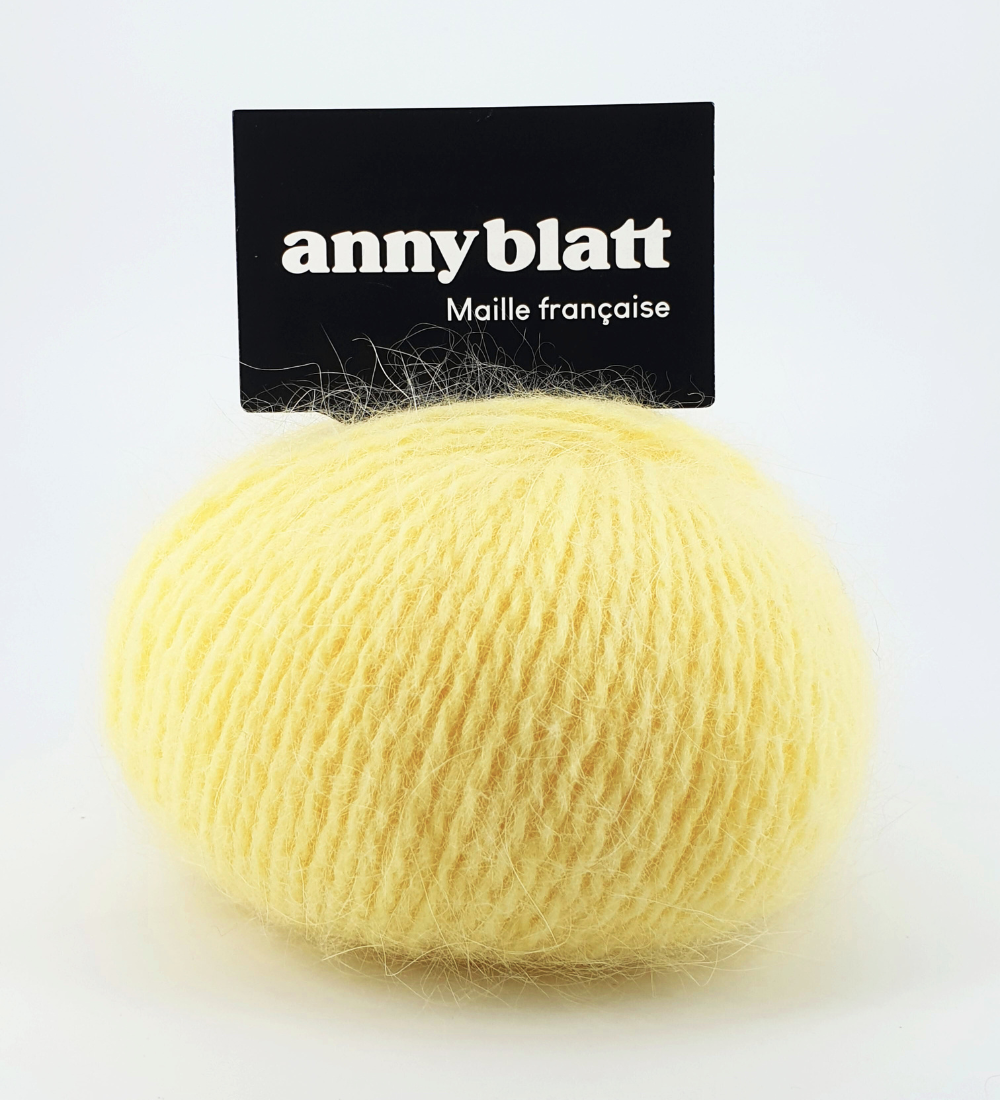 Anny Blatt Angora Douceur Clotilde kit cardigan