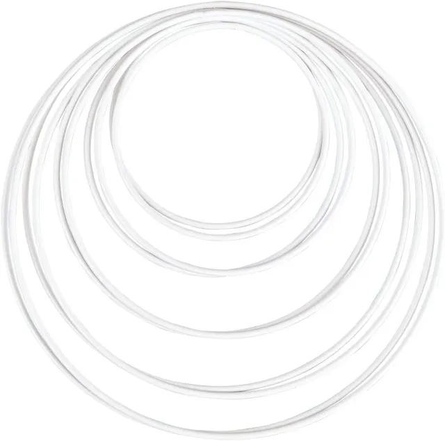 Il Filo di Arianna Acchiappasogni cerchio bianco 10 cm
