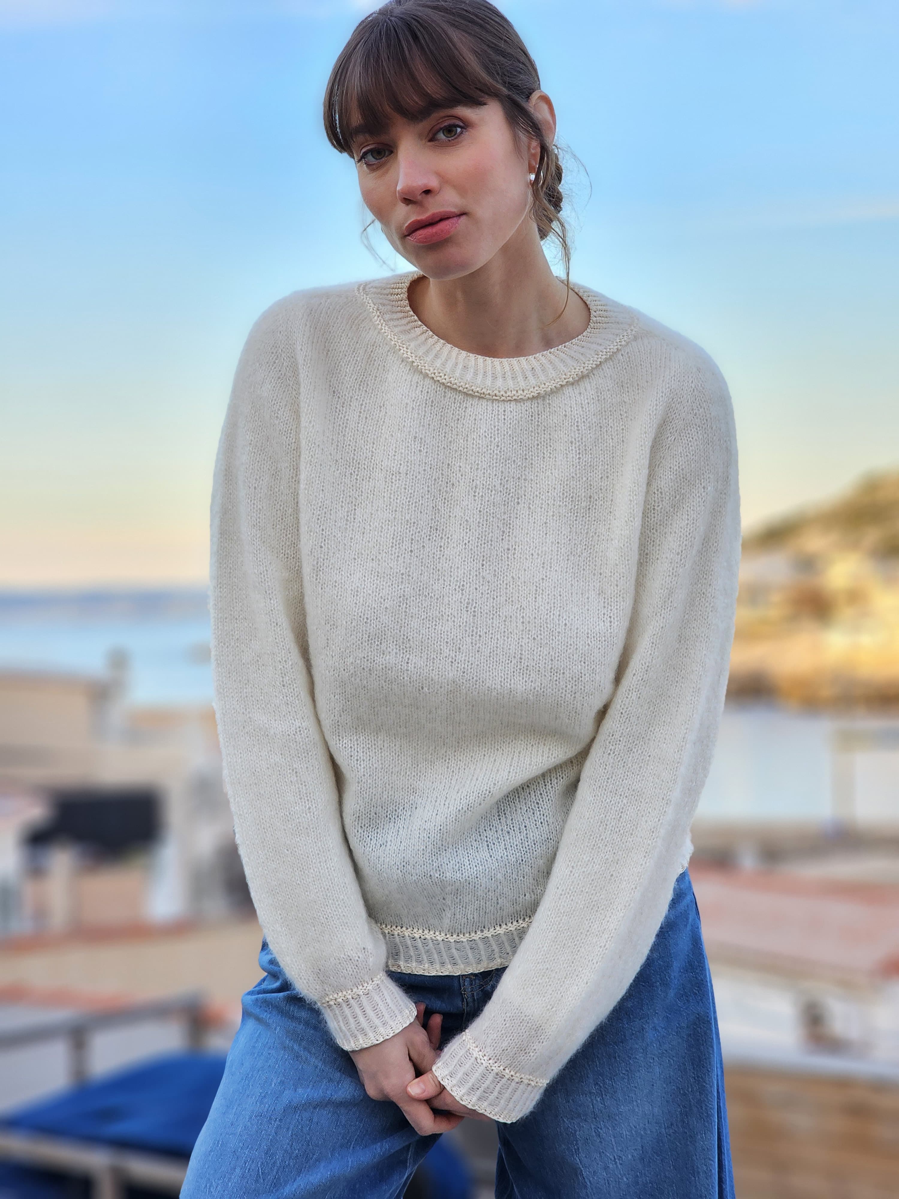 Anny Blatt Anouk kit maglia maglione taglia M naturale