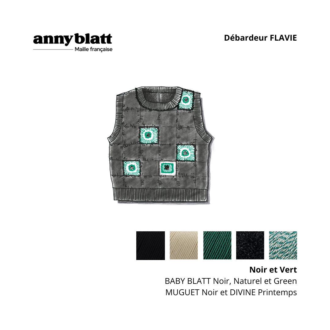Annyblatt Flavie kit uncinetto top cotone