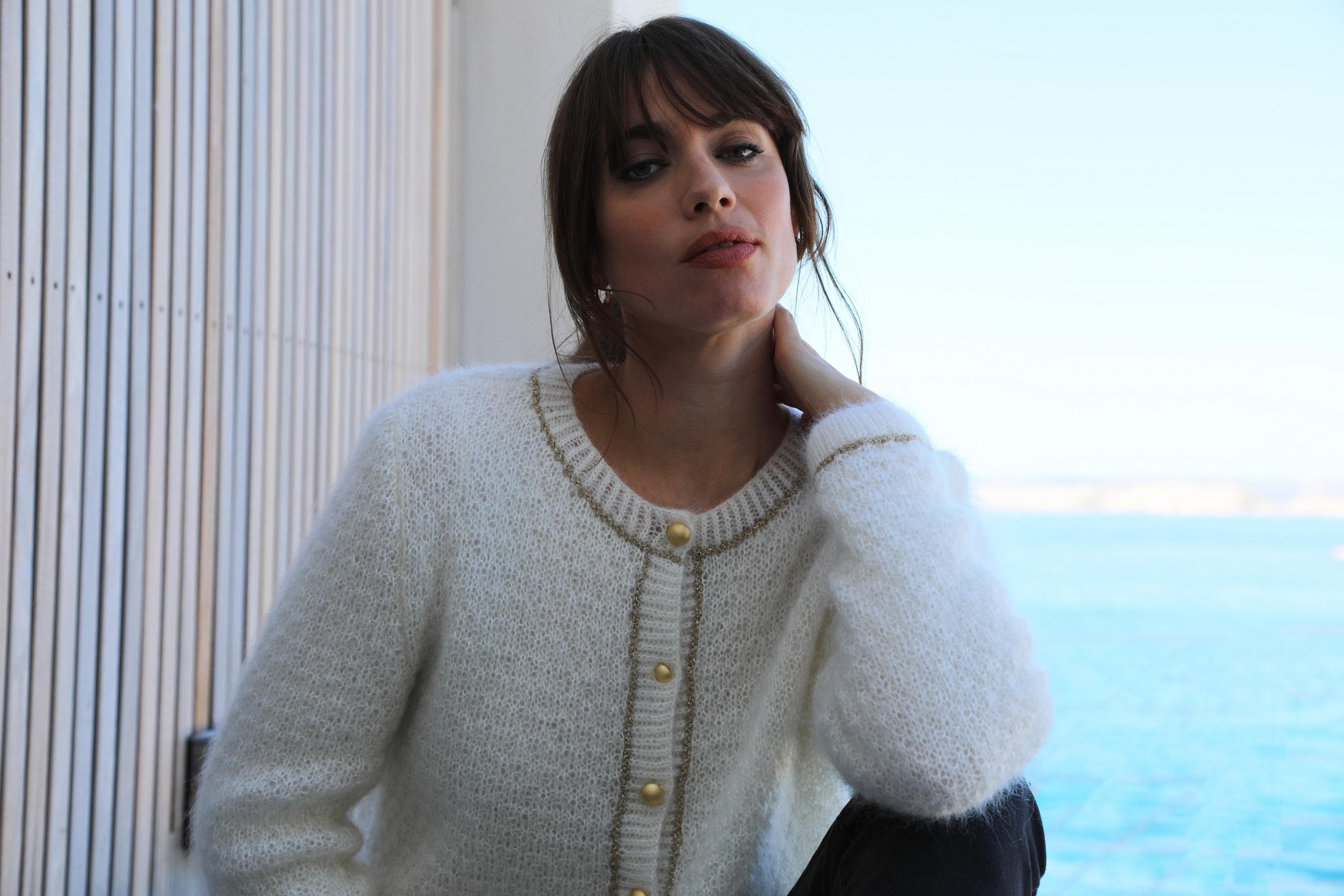 Anny Blatt Rosalia kit maglia cardigan mohair seta