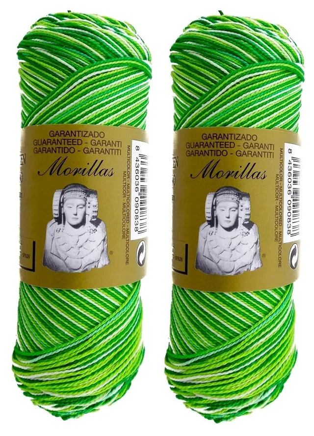 Morillas Zepelines Ne 5/2 filo cotone 2x75 g verde 26 mercerizzato