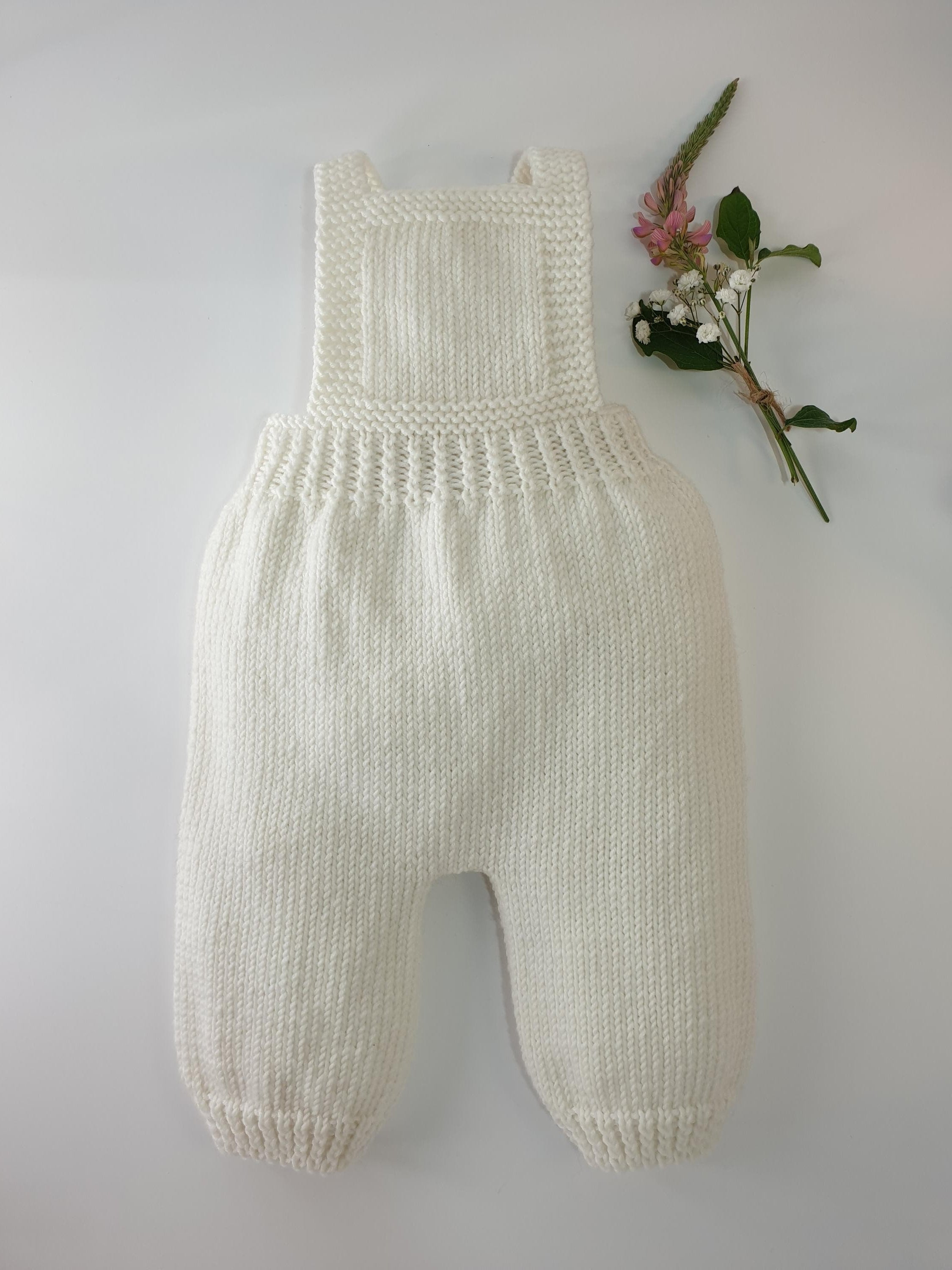 Annyblatt Laurier kit maglia salopette neonato taglia 1 naturale