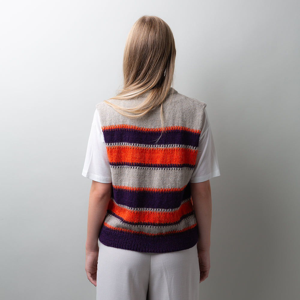 Pascuali Slipped Color vest schema gilet maglia PDF