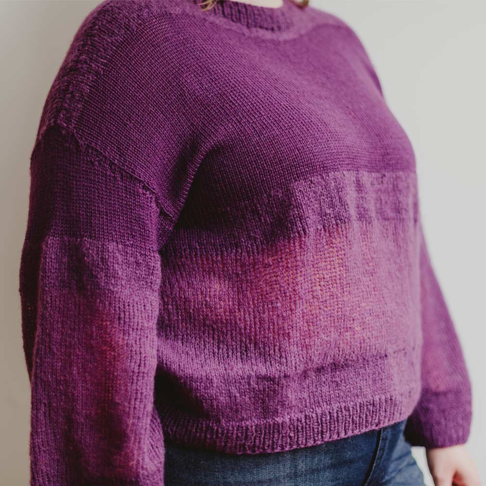 Pascuali Nia schema pullover PDF merino mohair