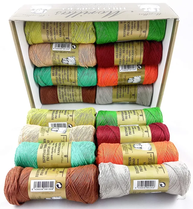 Morillas Zepelines Ne 8/2 cotone perlato 16x75g serie 3 assortiti