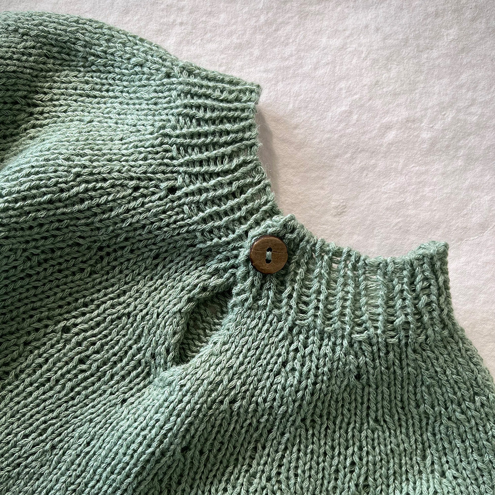 Pascuali Sea Cloud schema maglia neonato top-down lyocell