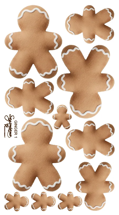 Il Filo di Arianna Ginger 1 pannello stoffa 25x45 PAN 05