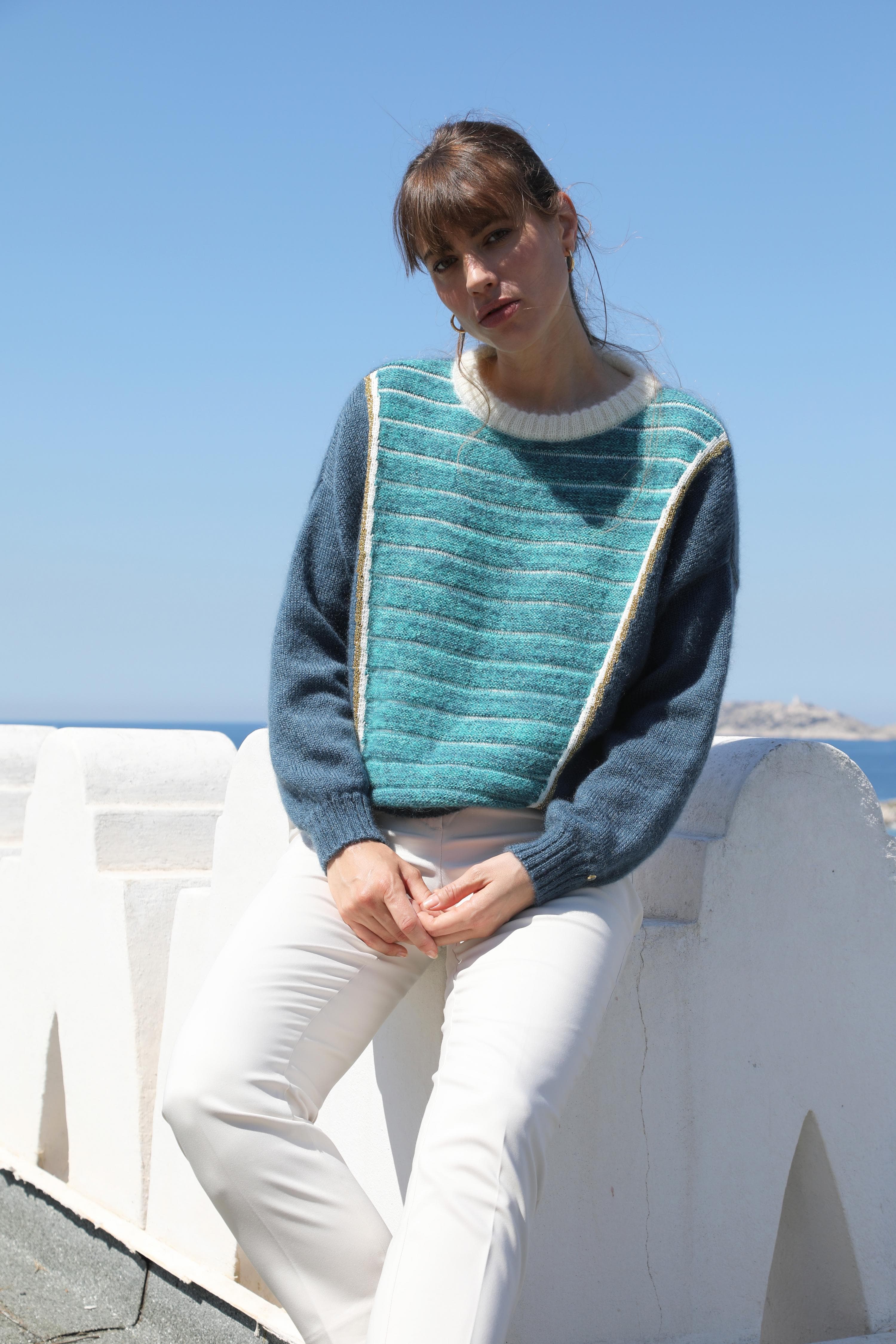 Annyblatt Petra pullover mohair seta Tahiti XS