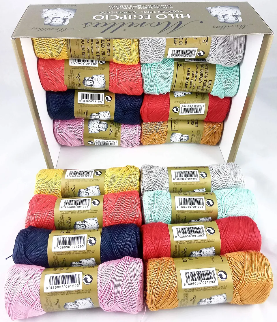 Morillas Zepelines Ne 5/2 cotone perlato assortiti 16pz