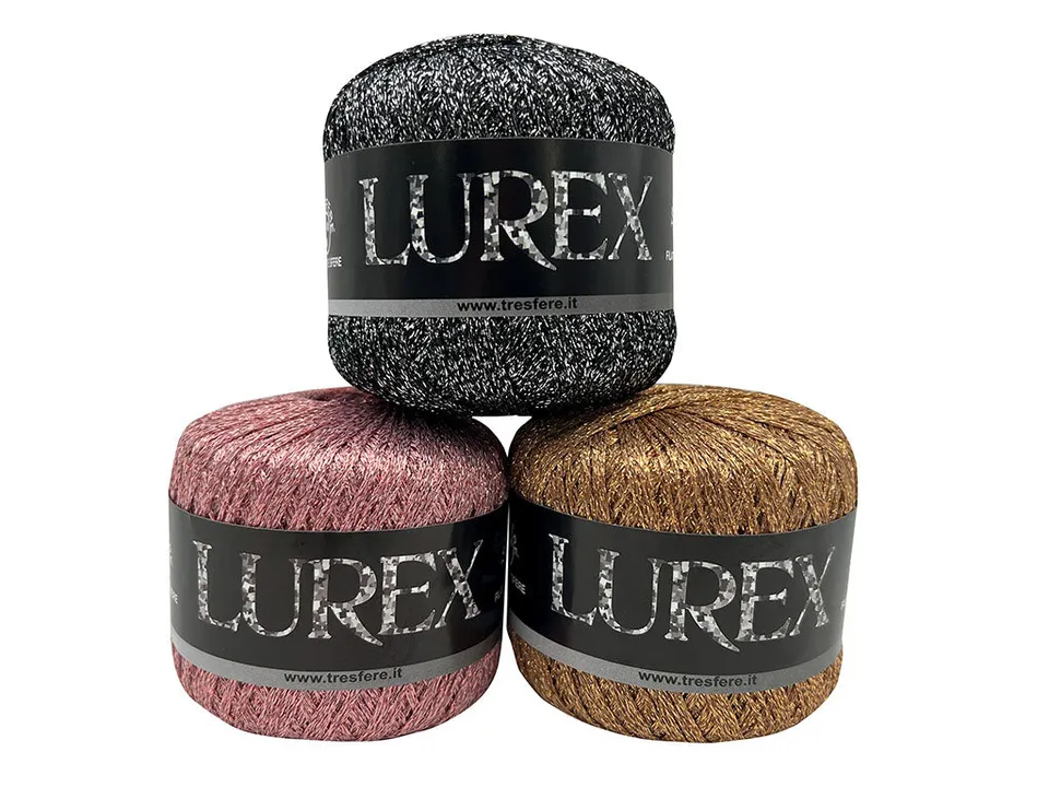 Il Filo di Arianna Catenella Lurex Filato 25 g 200 m Uncinetto 2,5-3,5